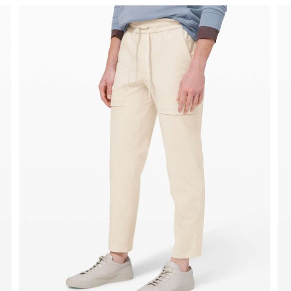 lululemon athletica Other - Lululemon Bowline Pant 30" *Utilitech White Opal Medium